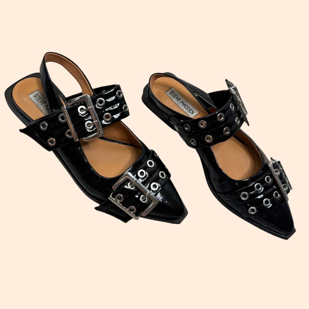Steve Madden Graya Flats Black